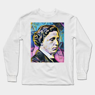 Lewis Carroll Portrait | Lewis Carroll Artwork 4 Long Sleeve T-Shirt